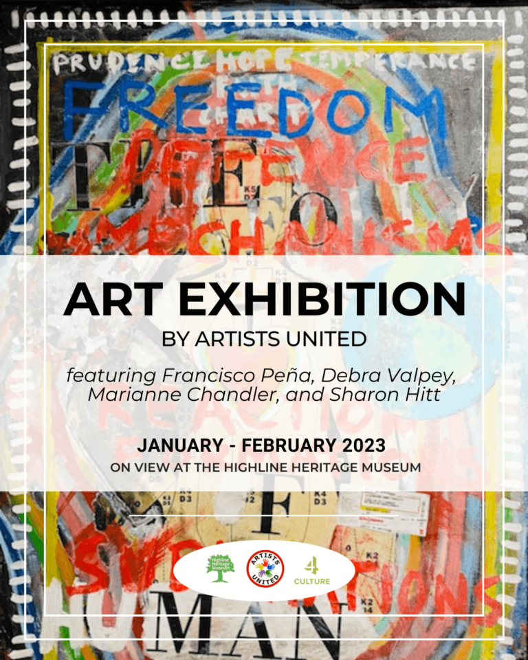 Artists United Exhibition - Highline Heritage Museum